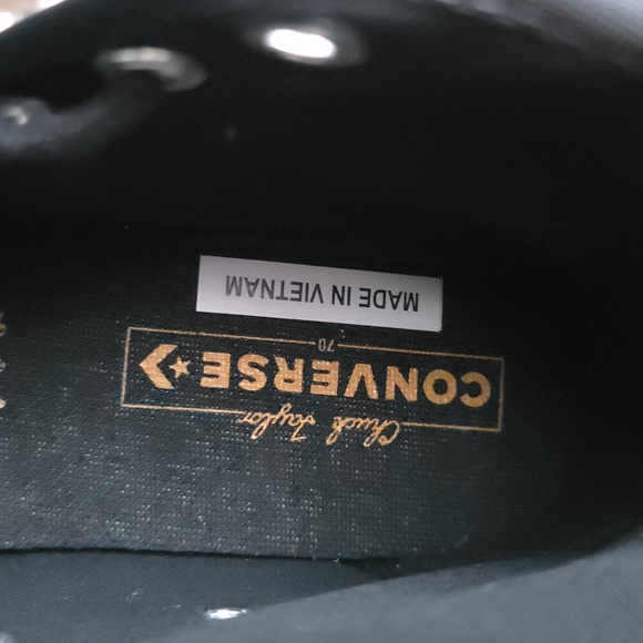 NWOT Converse Chuck 70 Varsity Hi-Top Sherpa Egret Cream/Black, Mens 6/ … - Picture 13 of 13